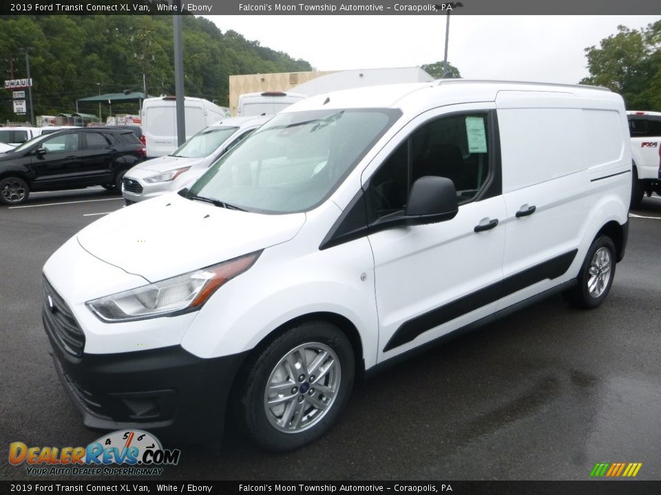 2019 Ford Transit Connect XL Van White / Ebony Photo #5