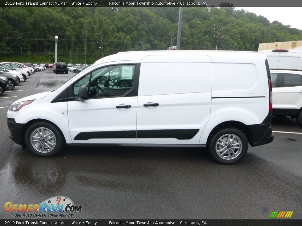 2019 Ford Transit Connect XL Van White / Ebony Photo #6