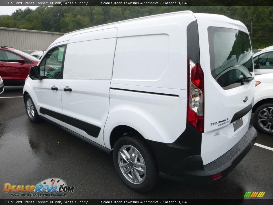 2019 Ford Transit Connect XL Van White / Ebony Photo #7
