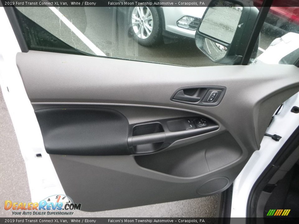 2019 Ford Transit Connect XL Van White / Ebony Photo #10