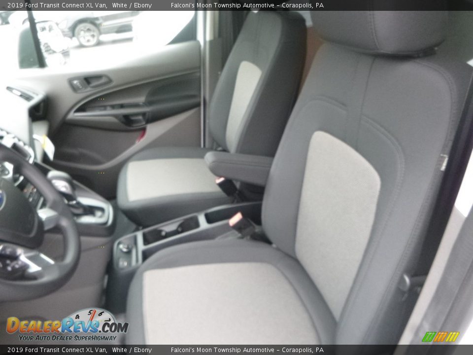 2019 Ford Transit Connect XL Van White / Ebony Photo #11