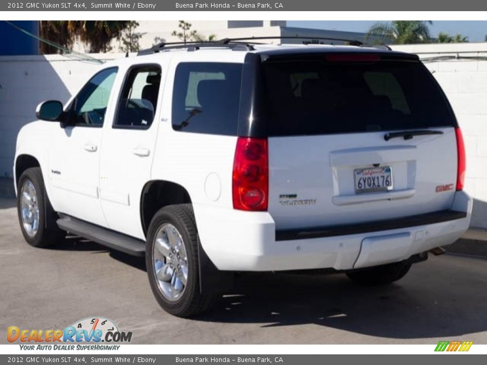 2012 GMC Yukon SLT 4x4 Summit White / Ebony Photo #2