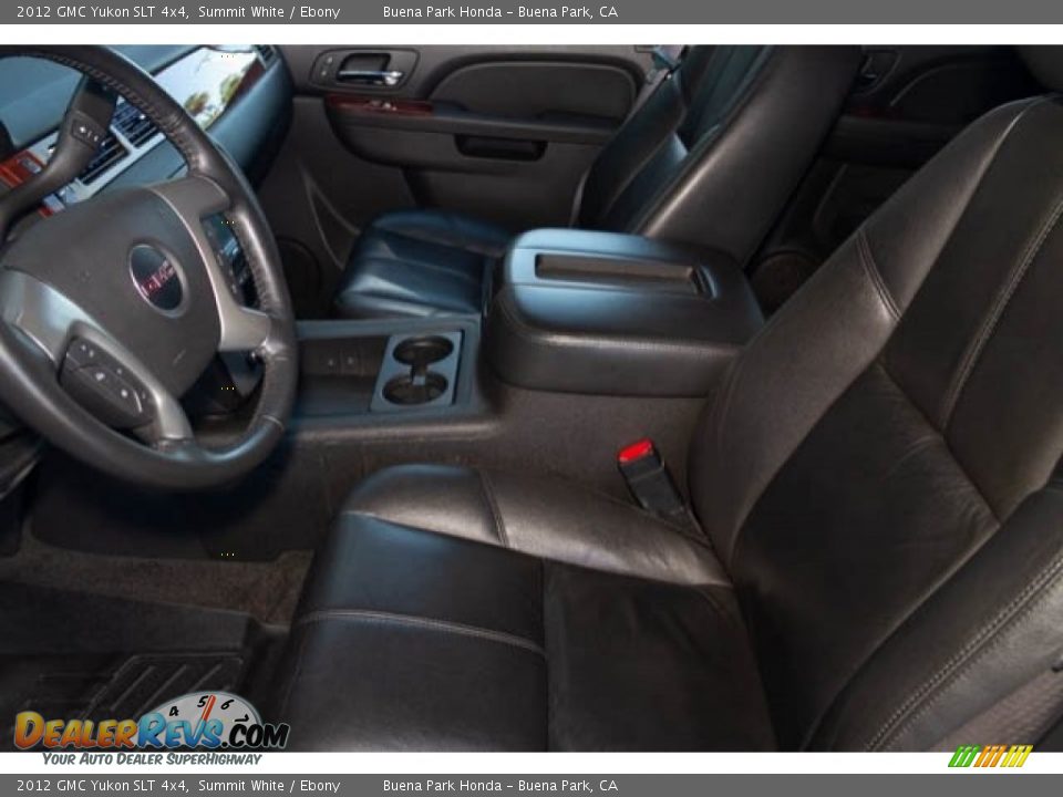 2012 GMC Yukon SLT 4x4 Summit White / Ebony Photo #3