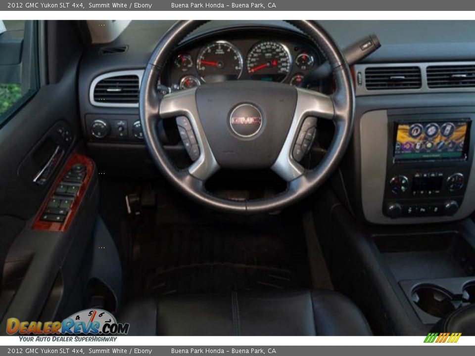 2012 GMC Yukon SLT 4x4 Summit White / Ebony Photo #5