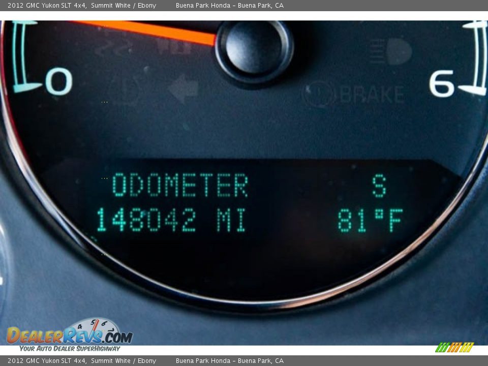 2012 GMC Yukon SLT 4x4 Summit White / Ebony Photo #6