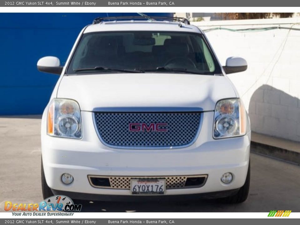 2012 GMC Yukon SLT 4x4 Summit White / Ebony Photo #7
