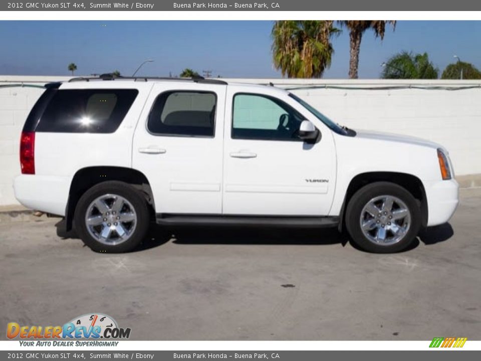 2012 GMC Yukon SLT 4x4 Summit White / Ebony Photo #9