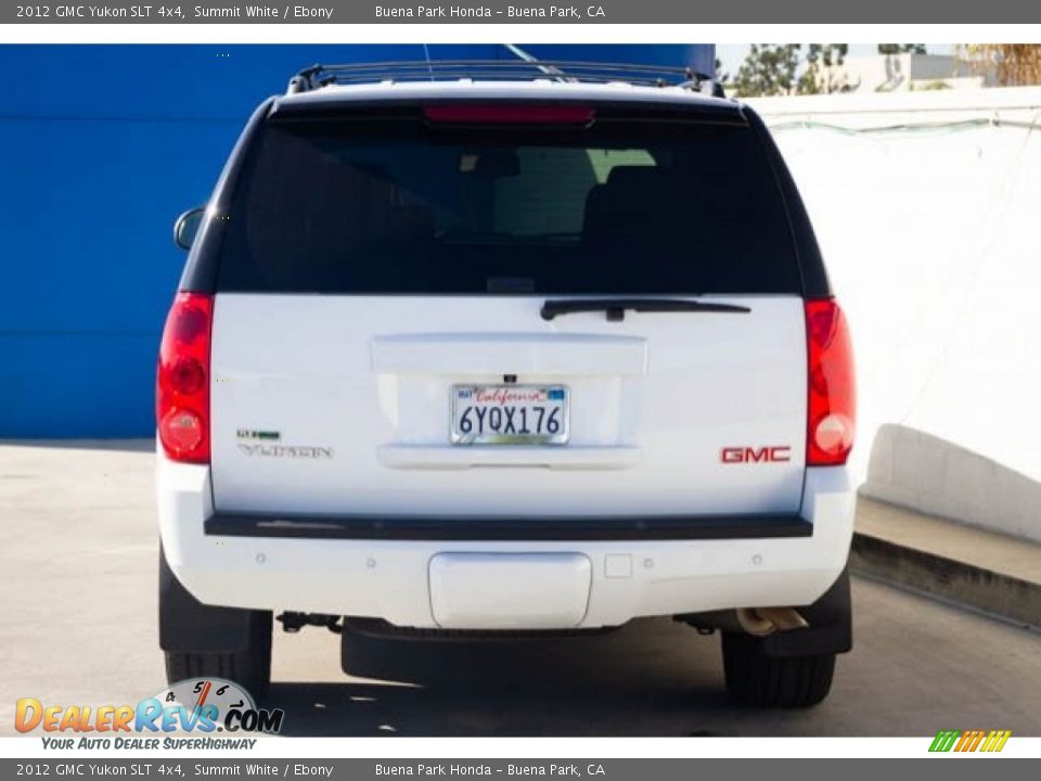 2012 GMC Yukon SLT 4x4 Summit White / Ebony Photo #10