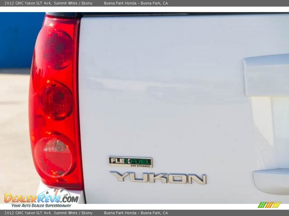 2012 GMC Yukon SLT 4x4 Summit White / Ebony Photo #11