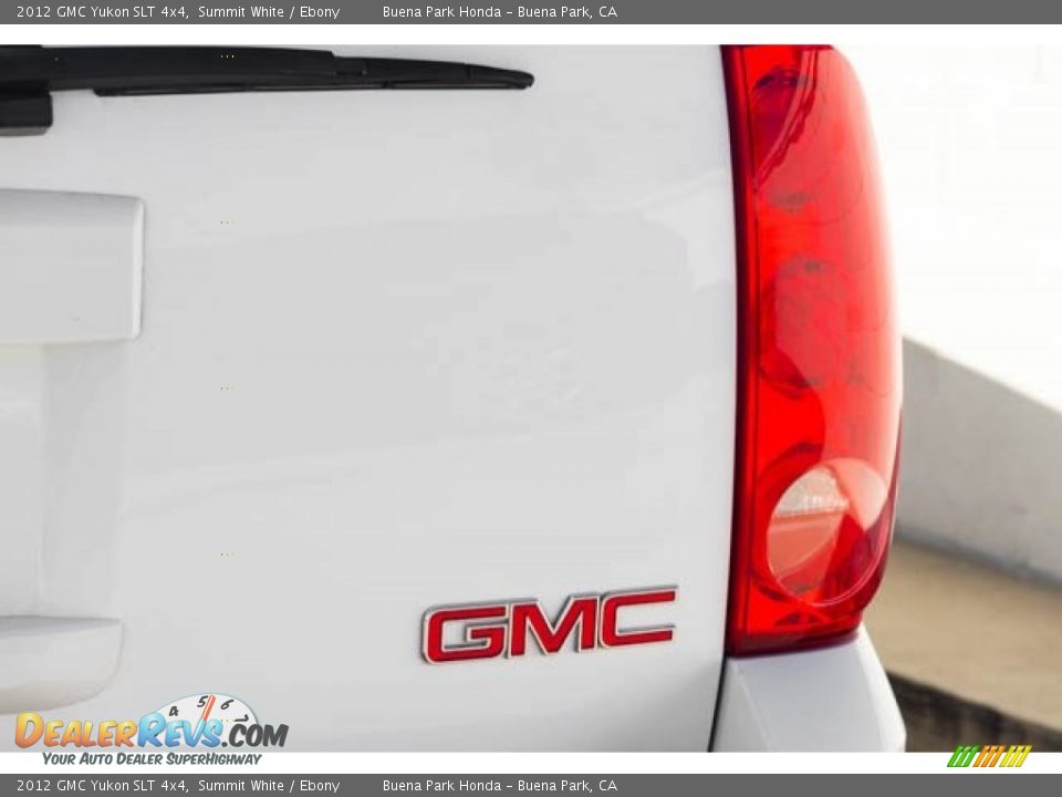 2012 GMC Yukon SLT 4x4 Summit White / Ebony Photo #12