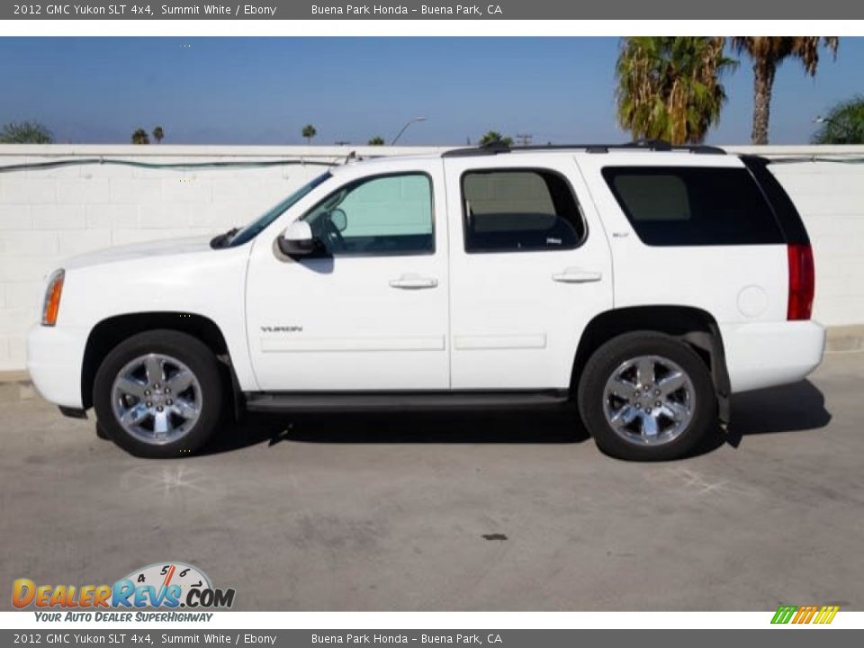 2012 GMC Yukon SLT 4x4 Summit White / Ebony Photo #13