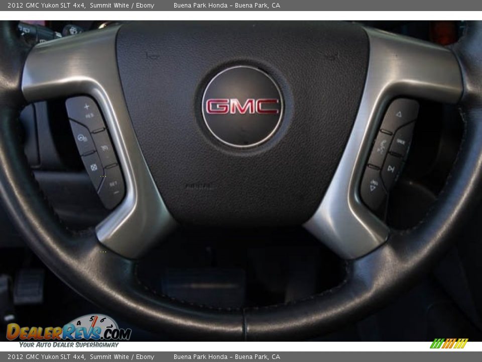 2012 GMC Yukon SLT 4x4 Summit White / Ebony Photo #14