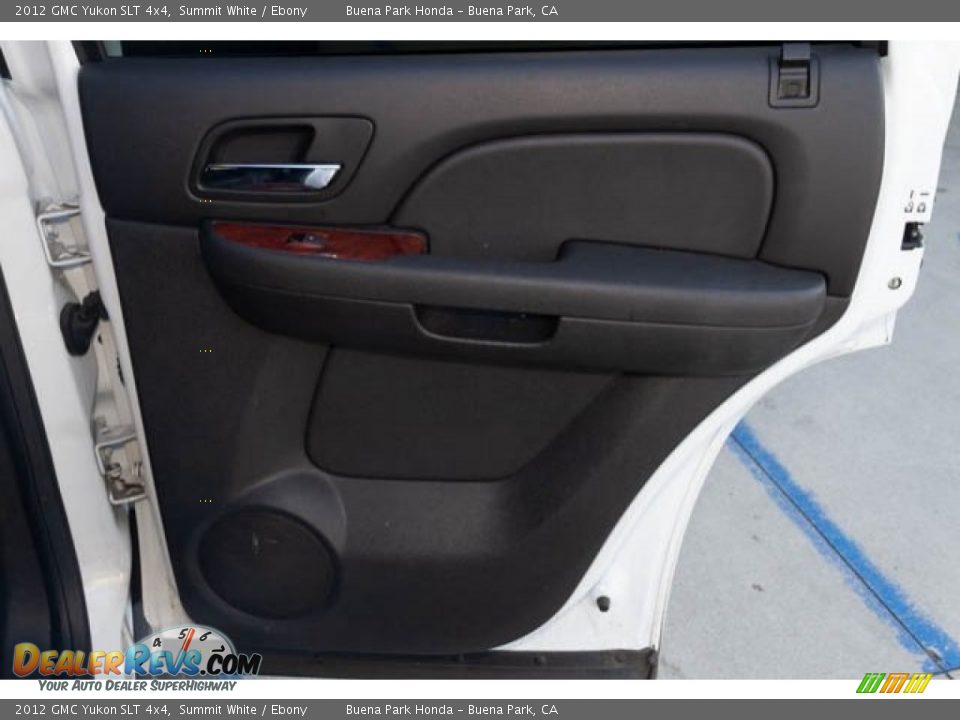 2012 GMC Yukon SLT 4x4 Summit White / Ebony Photo #32