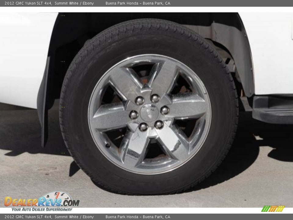2012 GMC Yukon SLT 4x4 Summit White / Ebony Photo #34