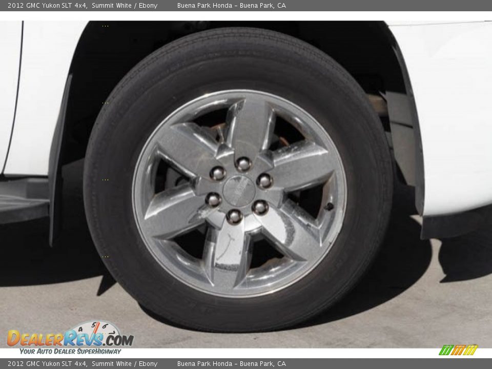 2012 GMC Yukon SLT 4x4 Summit White / Ebony Photo #35