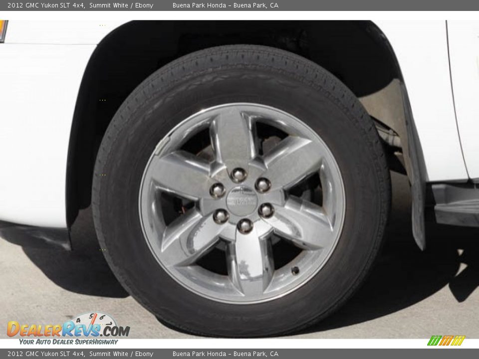 2012 GMC Yukon SLT 4x4 Summit White / Ebony Photo #36