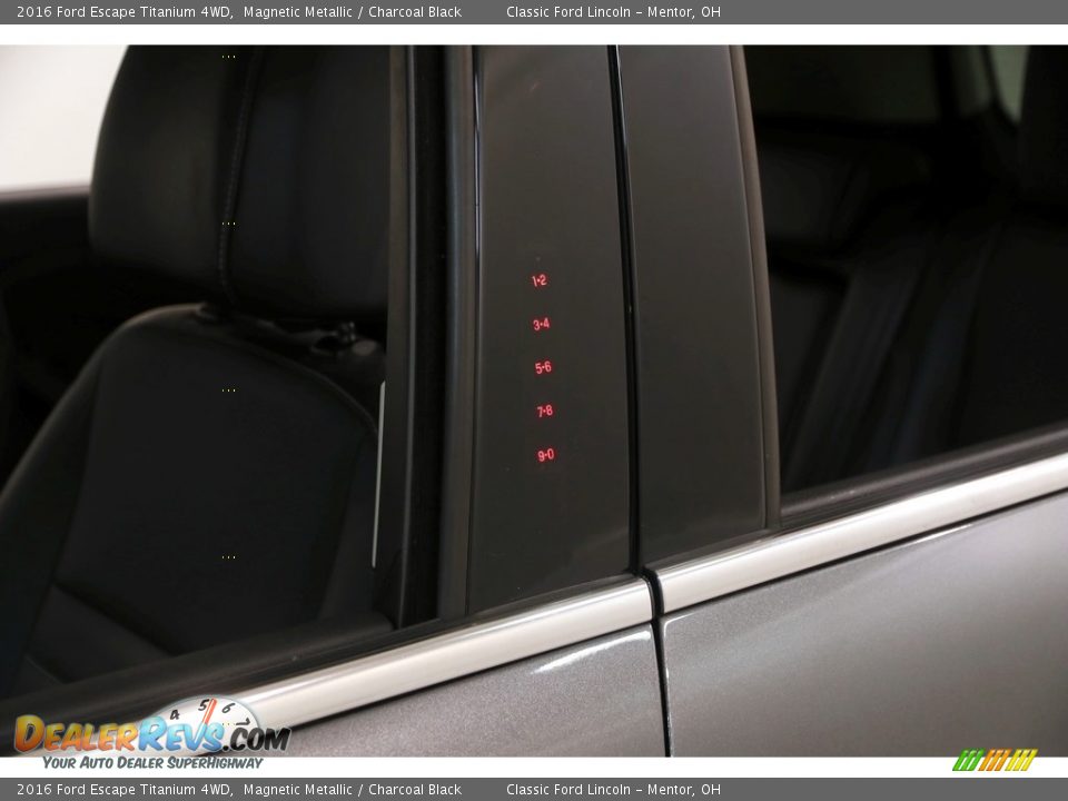 2016 Ford Escape Titanium 4WD Magnetic Metallic / Charcoal Black Photo #4
