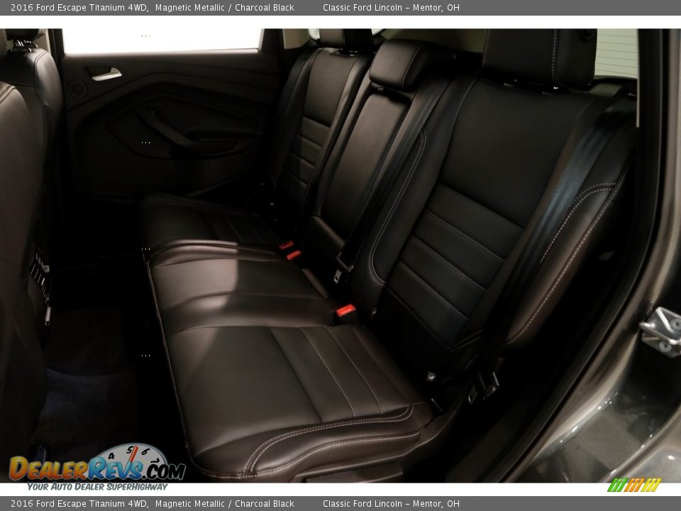 2016 Ford Escape Titanium 4WD Magnetic Metallic / Charcoal Black Photo #17