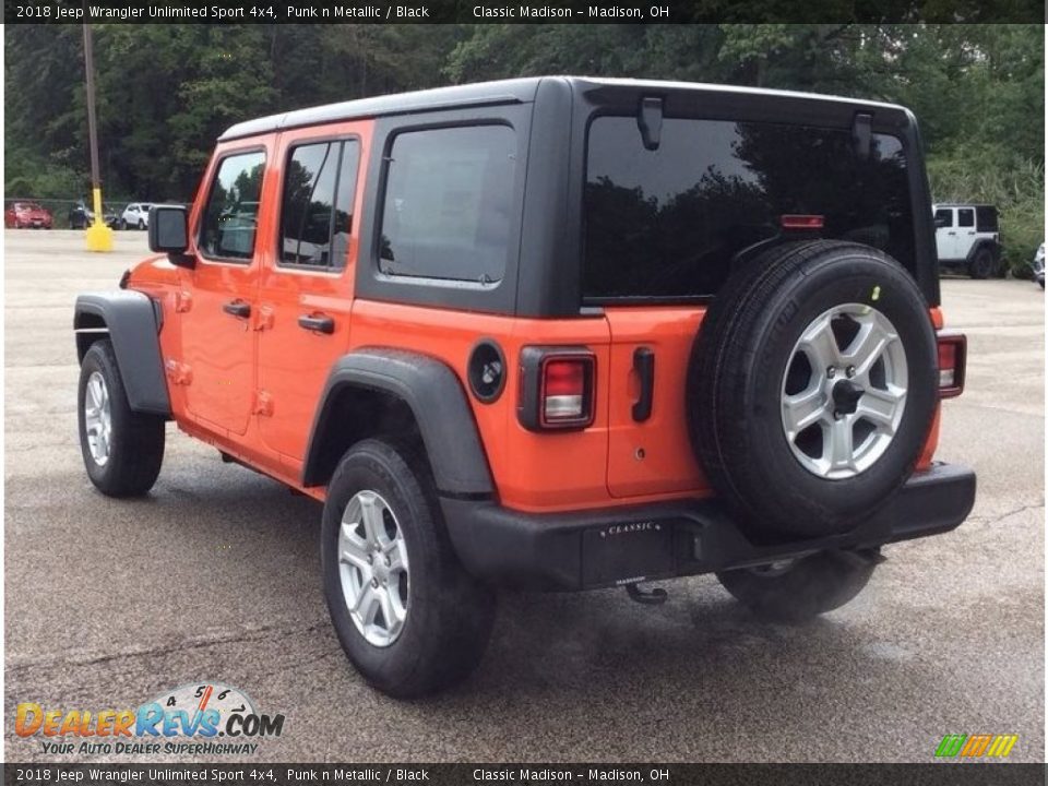 2018 Jeep Wrangler Unlimited Sport 4x4 Punk n Metallic / Black Photo #3