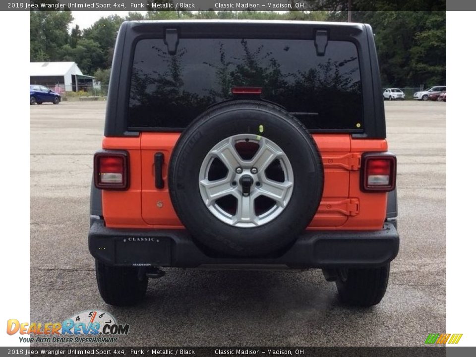 2018 Jeep Wrangler Unlimited Sport 4x4 Punk n Metallic / Black Photo #4