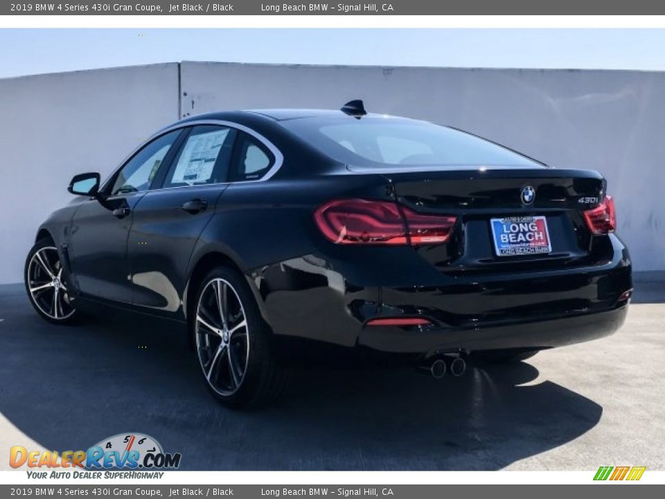 2019 BMW 4 Series 430i Gran Coupe Jet Black / Black Photo #2