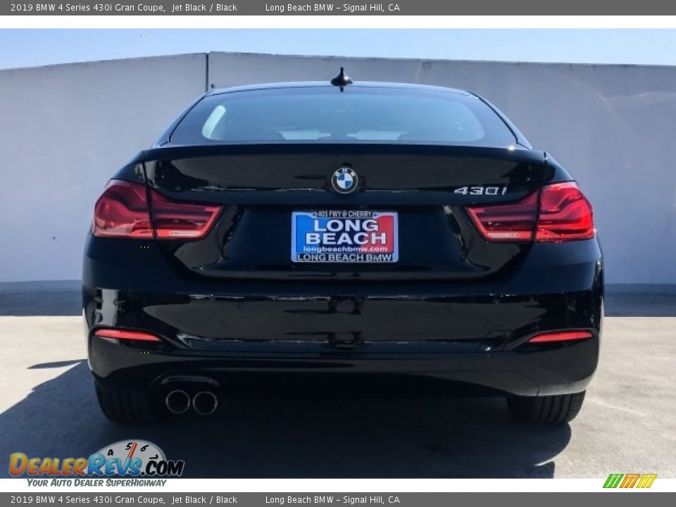 2019 BMW 4 Series 430i Gran Coupe Jet Black / Black Photo #3