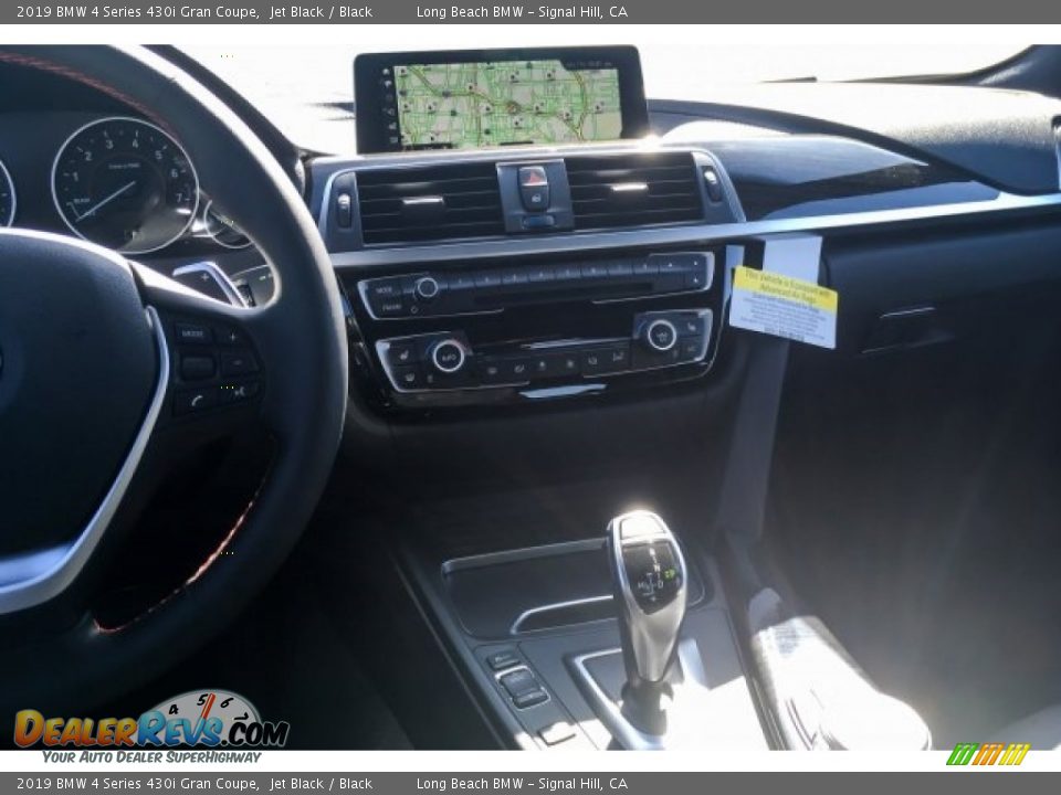 2019 BMW 4 Series 430i Gran Coupe Jet Black / Black Photo #6
