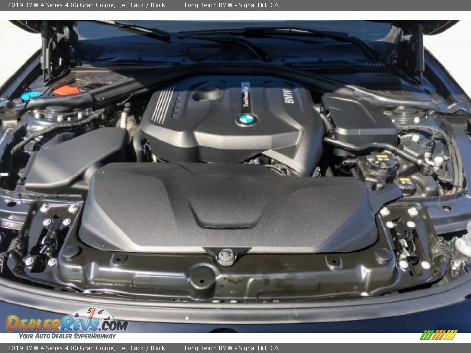 2019 BMW 4 Series 430i Gran Coupe Jet Black / Black Photo #8
