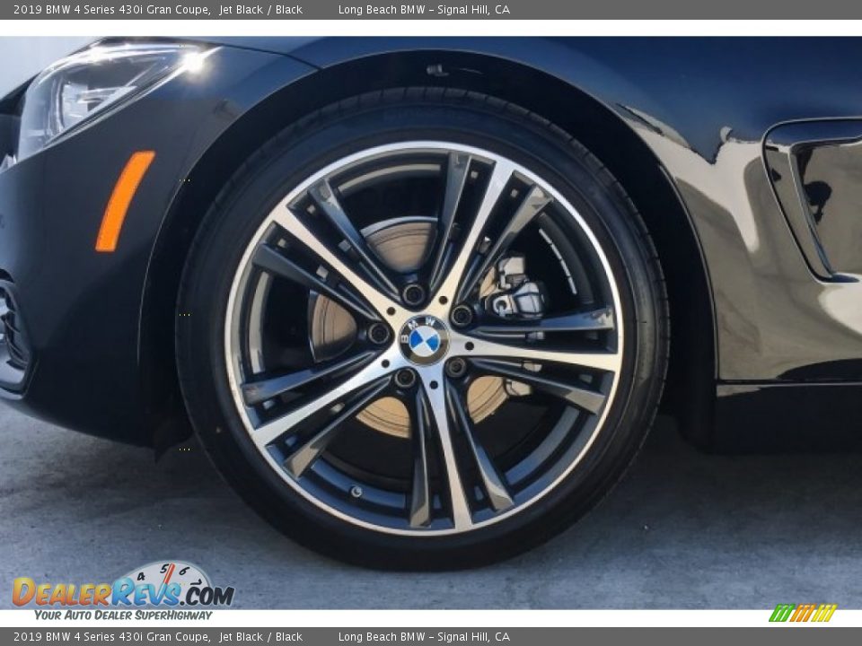 2019 BMW 4 Series 430i Gran Coupe Jet Black / Black Photo #9