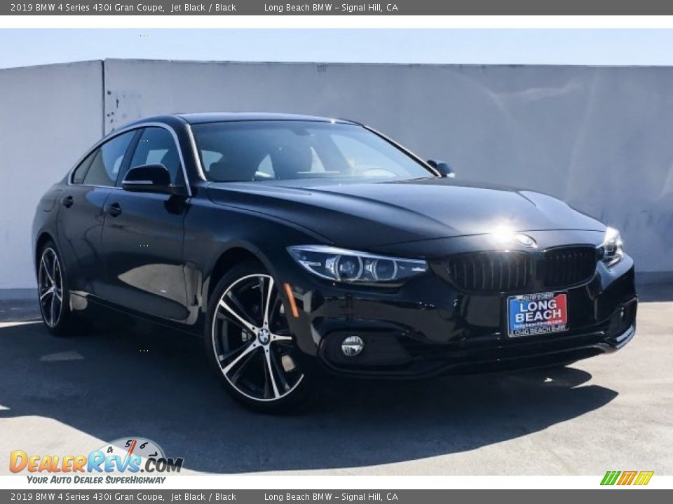 2019 BMW 4 Series 430i Gran Coupe Jet Black / Black Photo #12