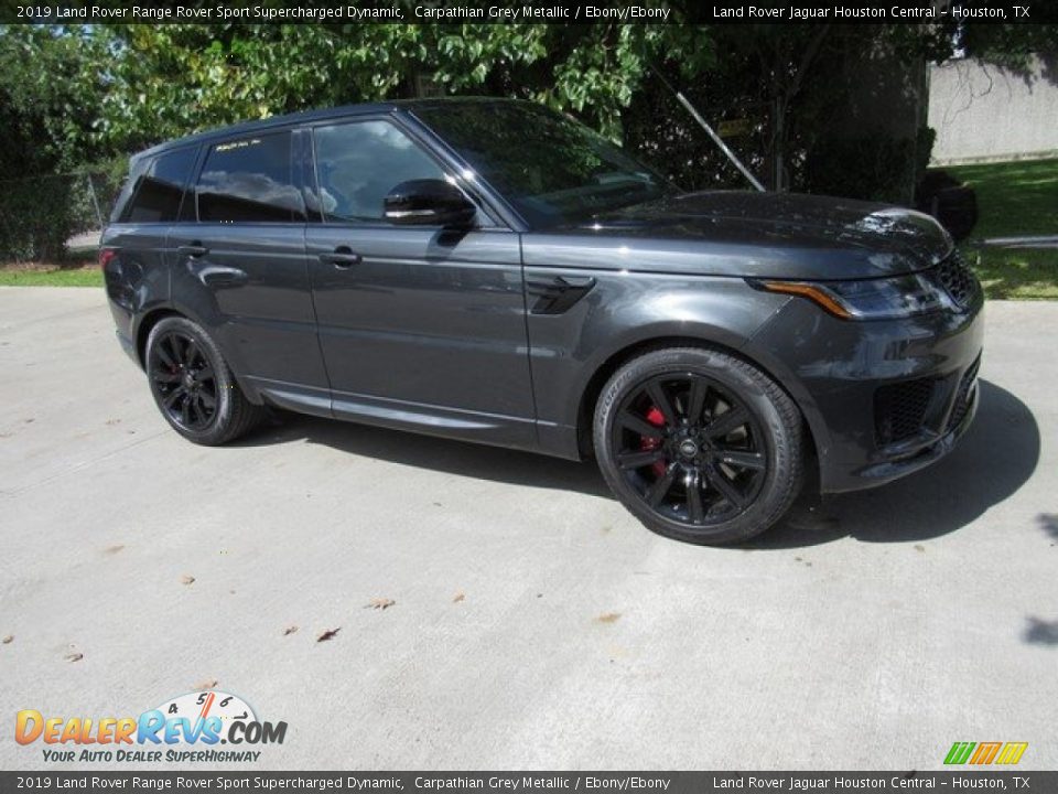 2019 Land Rover Range Rover Sport Supercharged Dynamic Carpathian Grey Metallic / Ebony/Ebony Photo #1