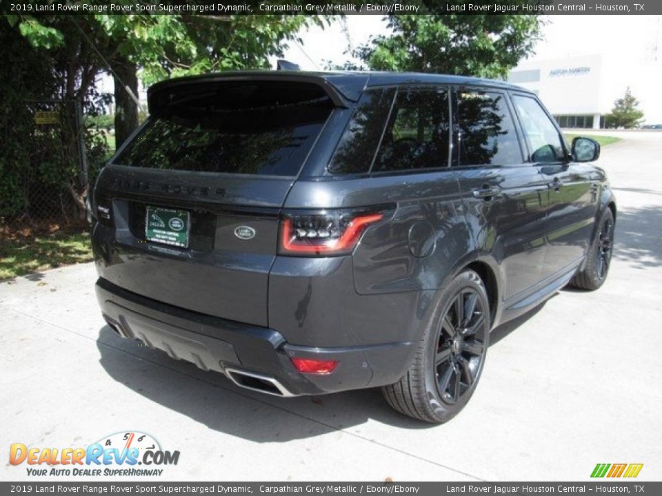 2019 Land Rover Range Rover Sport Supercharged Dynamic Carpathian Grey Metallic / Ebony/Ebony Photo #7