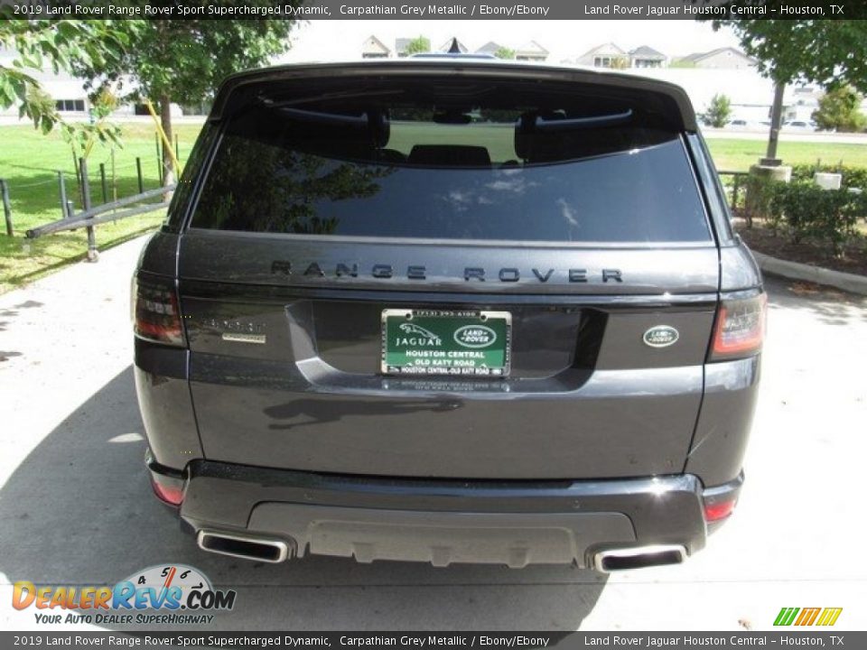 2019 Land Rover Range Rover Sport Supercharged Dynamic Carpathian Grey Metallic / Ebony/Ebony Photo #8