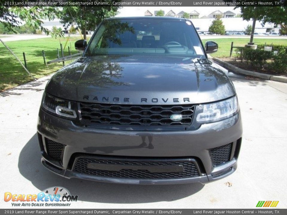 2019 Land Rover Range Rover Sport Supercharged Dynamic Carpathian Grey Metallic / Ebony/Ebony Photo #9