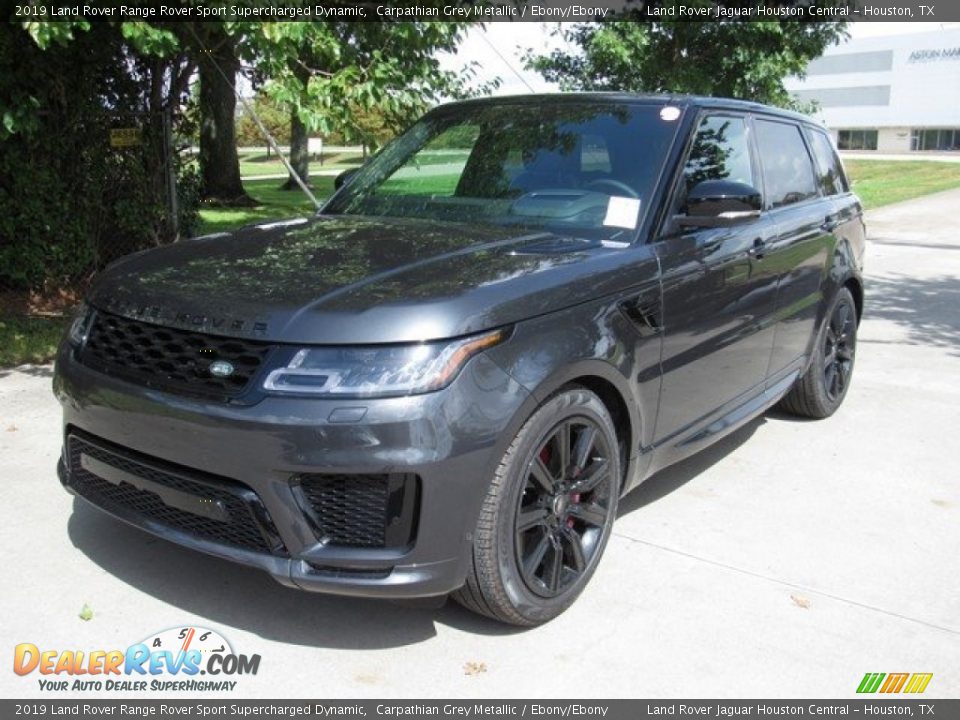 2019 Land Rover Range Rover Sport Supercharged Dynamic Carpathian Grey Metallic / Ebony/Ebony Photo #10