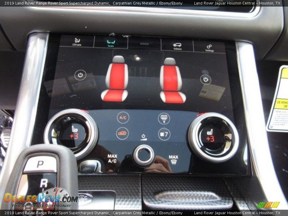 2019 Land Rover Range Rover Sport Supercharged Dynamic Carpathian Grey Metallic / Ebony/Ebony Photo #35
