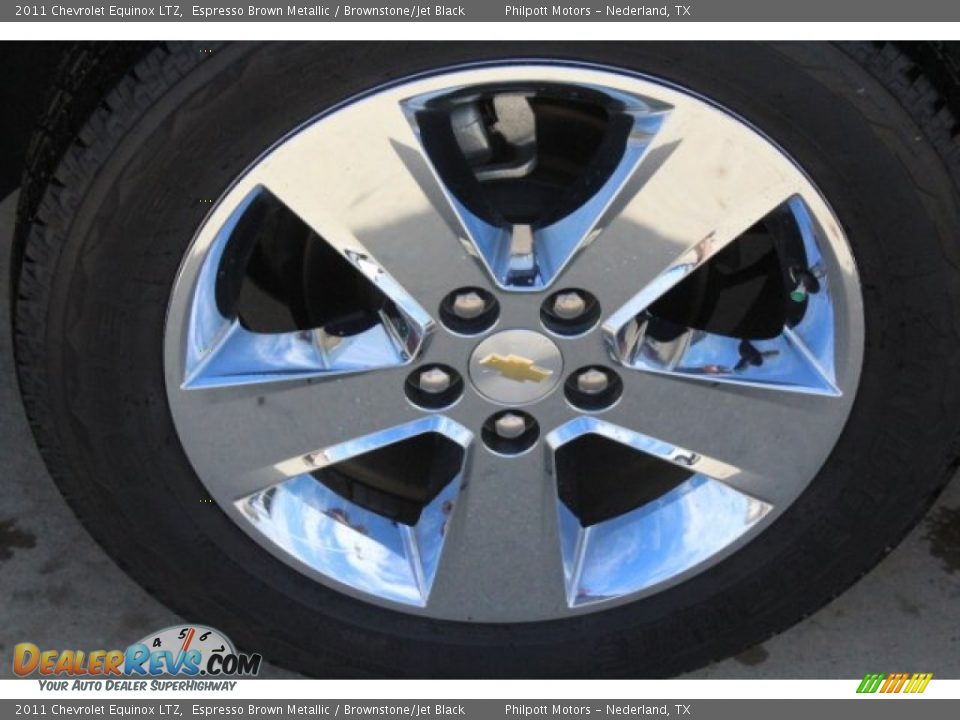 2011 Chevrolet Equinox LTZ Espresso Brown Metallic / Brownstone/Jet Black Photo #9