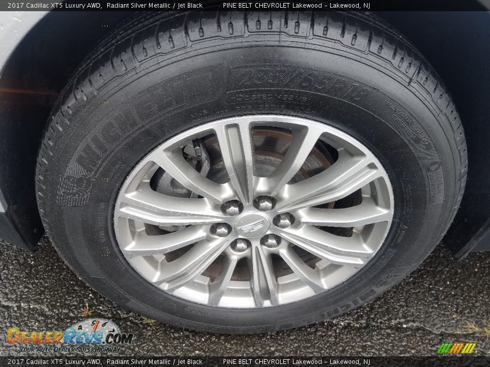 2017 Cadillac XT5 Luxury AWD Radiant Silver Metallic / Jet Black Photo #22