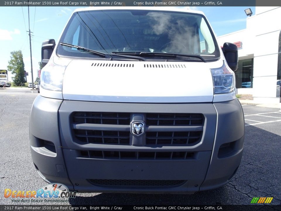 2017 Ram ProMaster 1500 Low Roof Cargo Van Bright White / Gray Photo #2