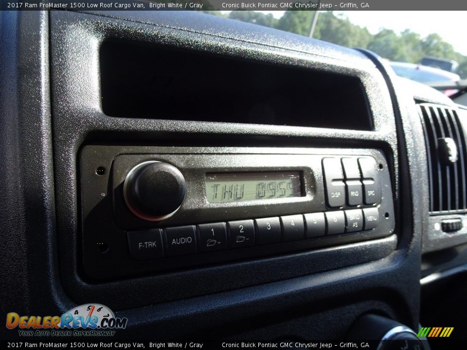 2017 Ram ProMaster 1500 Low Roof Cargo Van Bright White / Gray Photo #6