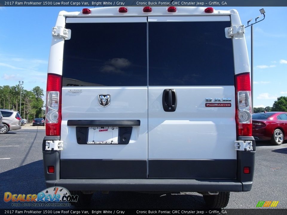 2017 Ram ProMaster 1500 Low Roof Cargo Van Bright White / Gray Photo #9