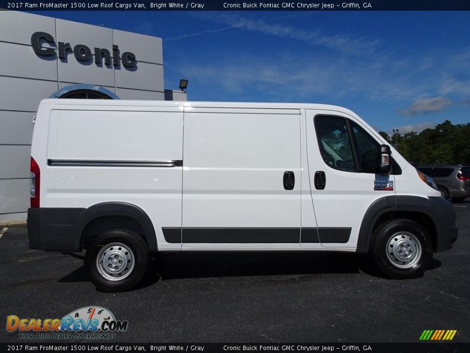 2017 Ram ProMaster 1500 Low Roof Cargo Van Bright White / Gray Photo #11