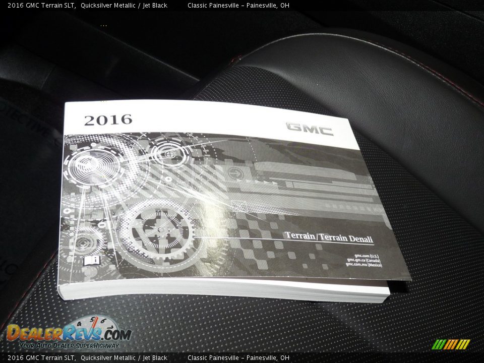 2016 GMC Terrain SLT Quicksilver Metallic / Jet Black Photo #16