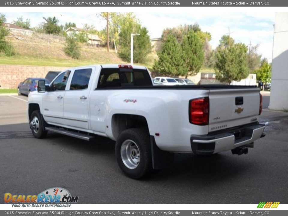 2015 Chevrolet Silverado 3500HD High Country Crew Cab 4x4 Summit White / High Country Saddle Photo #4