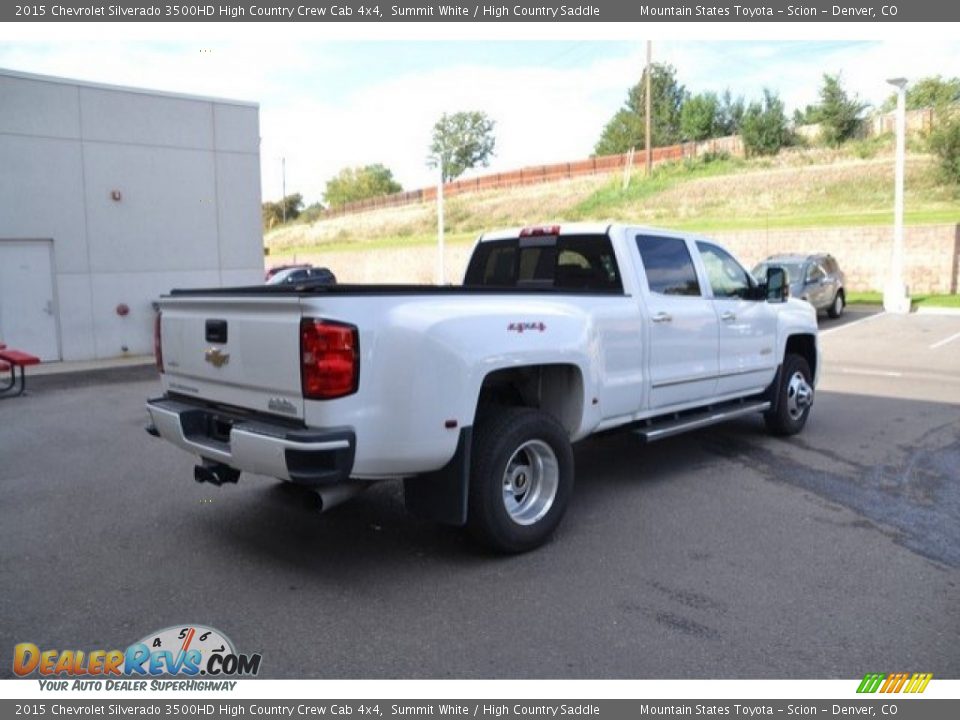 2015 Chevrolet Silverado 3500HD High Country Crew Cab 4x4 Summit White / High Country Saddle Photo #6