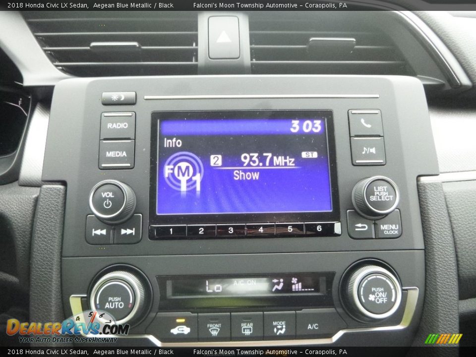 Controls of 2018 Honda Civic LX Sedan Photo #14