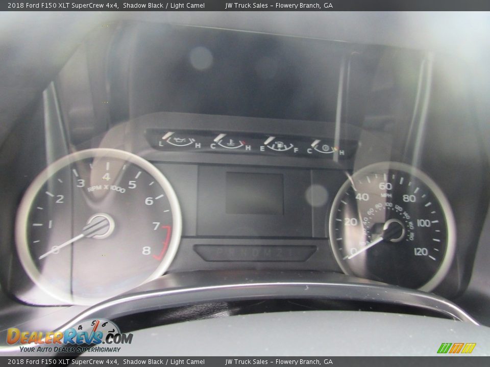 2018 Ford F150 XLT SuperCrew 4x4 Shadow Black / Light Camel Photo #22