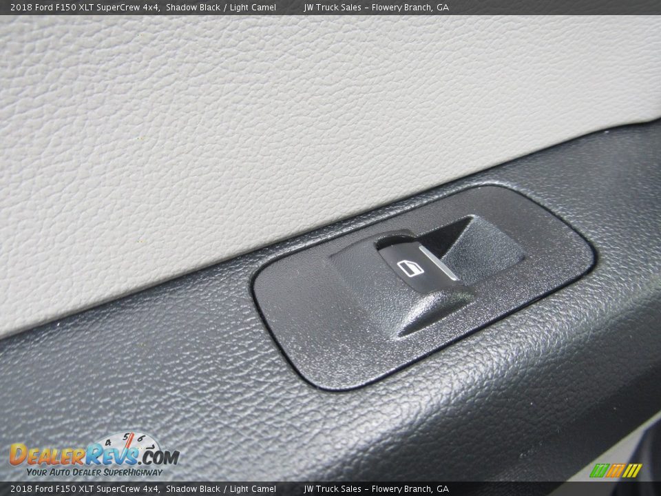 2018 Ford F150 XLT SuperCrew 4x4 Shadow Black / Light Camel Photo #27