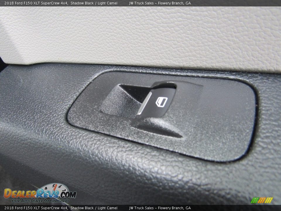 2018 Ford F150 XLT SuperCrew 4x4 Shadow Black / Light Camel Photo #31