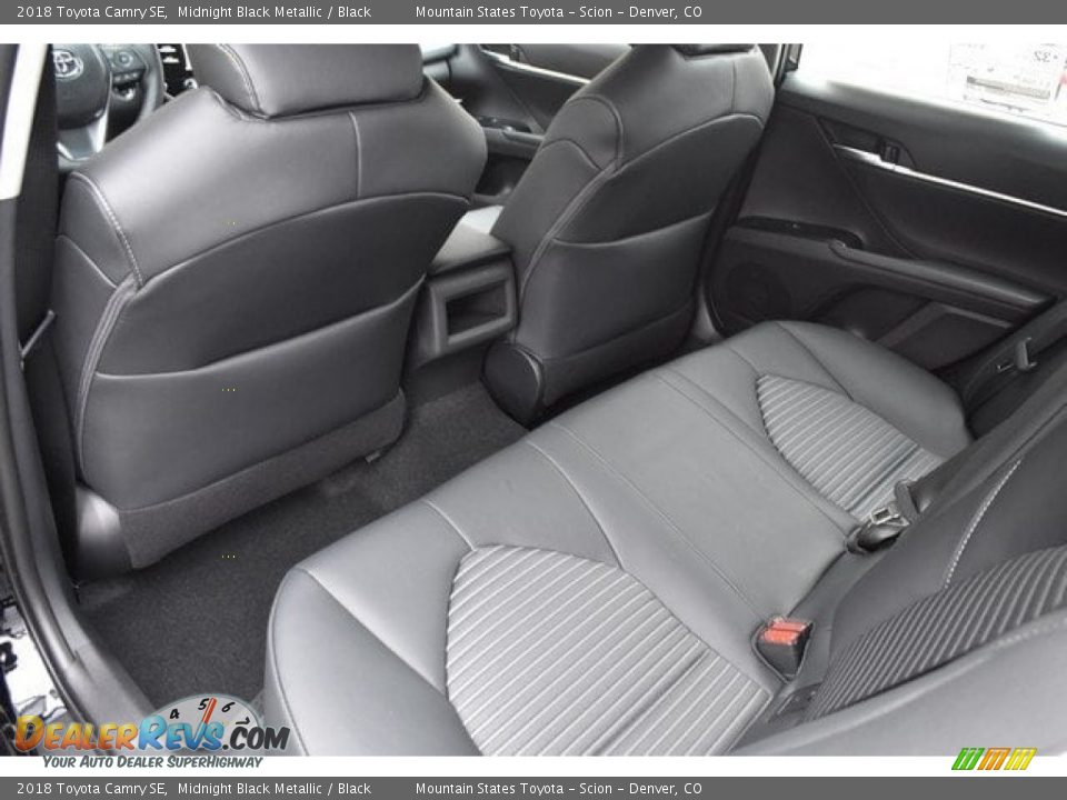 2018 Toyota Camry SE Midnight Black Metallic / Black Photo #14